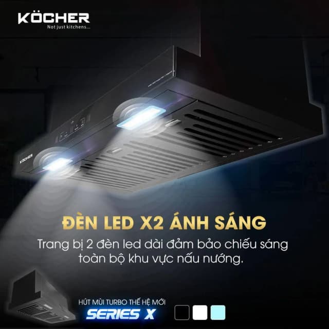 Top 1 so sánh giá Máy hút mùi âm tủ Kocher TURBO X-350T - Tìm sản phẩm giá rẻ nhất - Ảnh 8