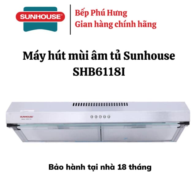 Top 1 so sánh giá Máy hút mùi âm tủ Sunhouse SHB6118I - Tìm sản phẩm giá rẻ nhất - Ảnh 2