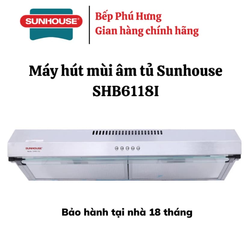 So sánh giá Máy hút mùi âm tủ Sunhouse SHB6118I - Tìm sản phẩm giá rẻ nhất - Ảnh 2