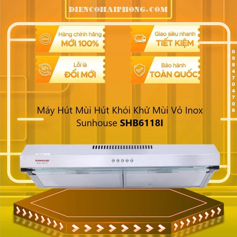 So sánh giá Máy hút mùi âm tủ Sunhouse SHB6118I - Tìm sản phẩm giá rẻ nhất - Ảnh 12