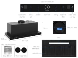 So sánh giá Máy hút mùi âm tủ Sunhouse SHB72095-MD - Tìm sản phẩm giá rẻ nhất - Ảnh 8