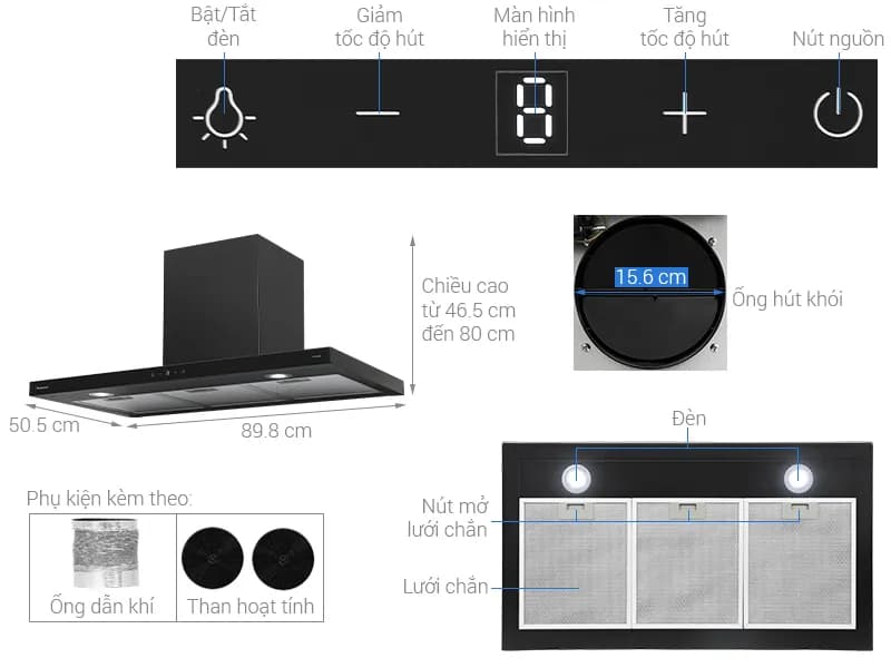 So sánh giá Máy hút mùi áp tường Panasonic FV-TX9ADBYUE - Tìm sản phẩm giá rẻ nhất - Ảnh 11