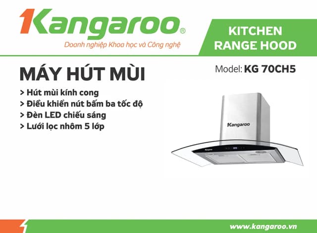 So sánh giá Máy hút mùi kính cong Kangaroo KGCH70H7C rẻ nhất? - Ảnh 14