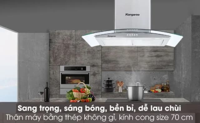 So sánh giá Máy hút mùi kính cong Kangaroo KGCH70H7C rẻ nhất? - Ảnh 10