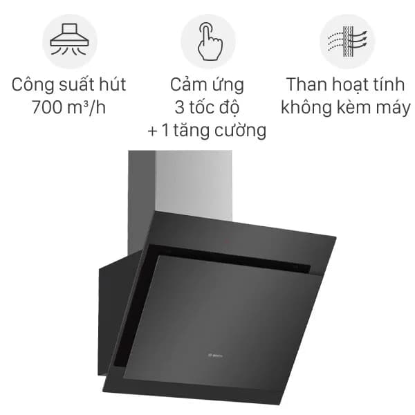 So sánh giá Máy hút mùi kính vát Bosch DWK67CM60B rẻ nhất? - Ảnh 2