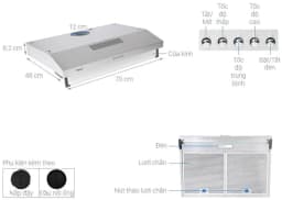 So sánh giá Máy hút mùi âm tủ Teka CH 1070BG - Tìm sản phẩm giá rẻ nhất - Ảnh 16