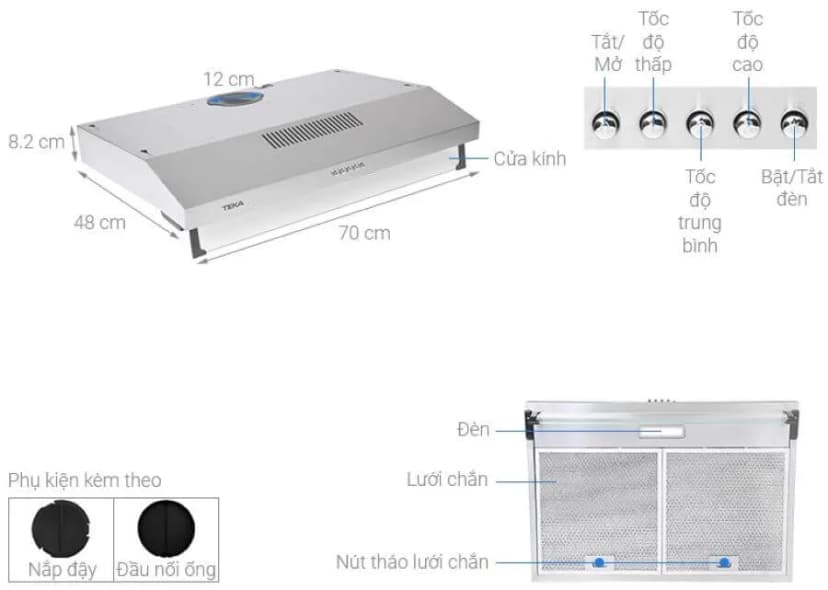 So sánh giá Máy hút mùi âm tủ Teka CH 1070BG - Tìm sản phẩm giá rẻ nhất - Ảnh 16