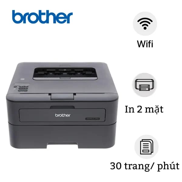 So sánh giá Máy in laser trắng đen đơn năng Brother HL-L2366DW Wifi rẻ nhất? - Ảnh 6