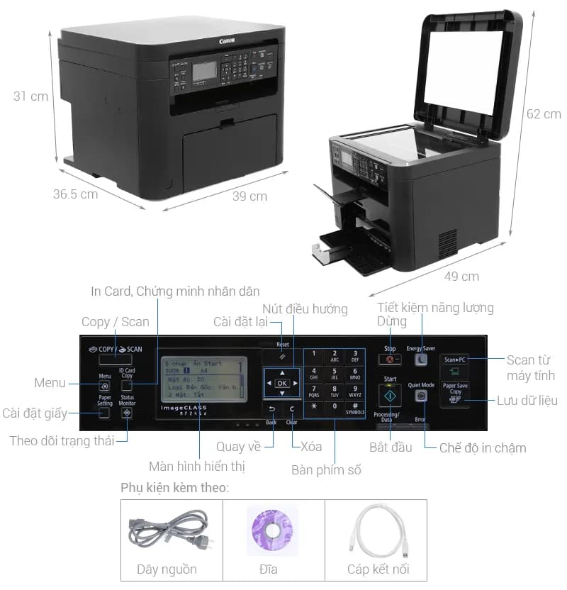 So sánh giá Máy in laser trắng đen đa năng Canon MF241d - Tìm sản phẩm giá rẻ nhất - Ảnh 19