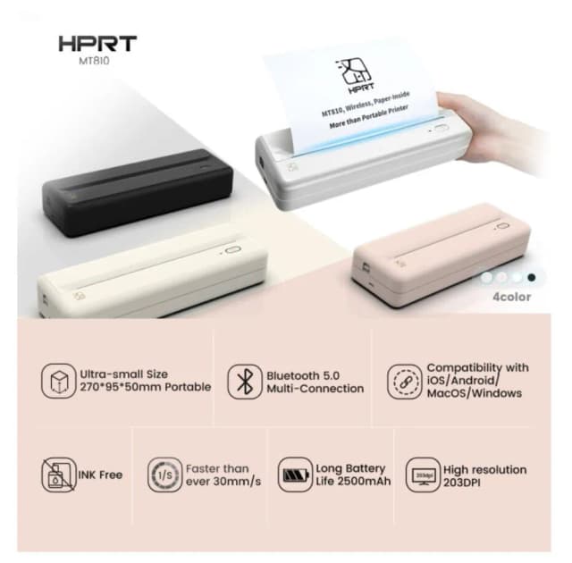 Top 1 so sánh giá Máy in nhiệt di động HPRT MT810 Bluetooth - Tìm sản phẩm giá rẻ nhất - Ảnh 7