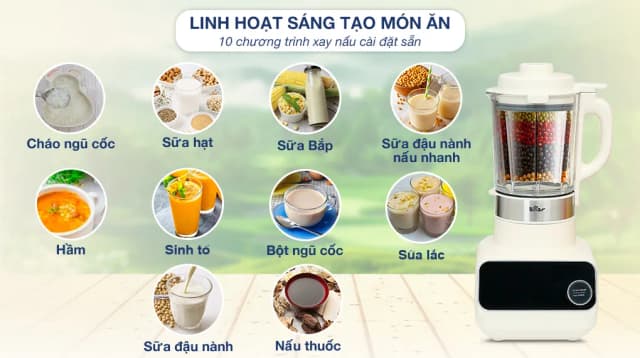 So sánh giá Máy làm sữa hạt đa năng Bear BCB-D17231W rẻ nhất? - Ảnh 6