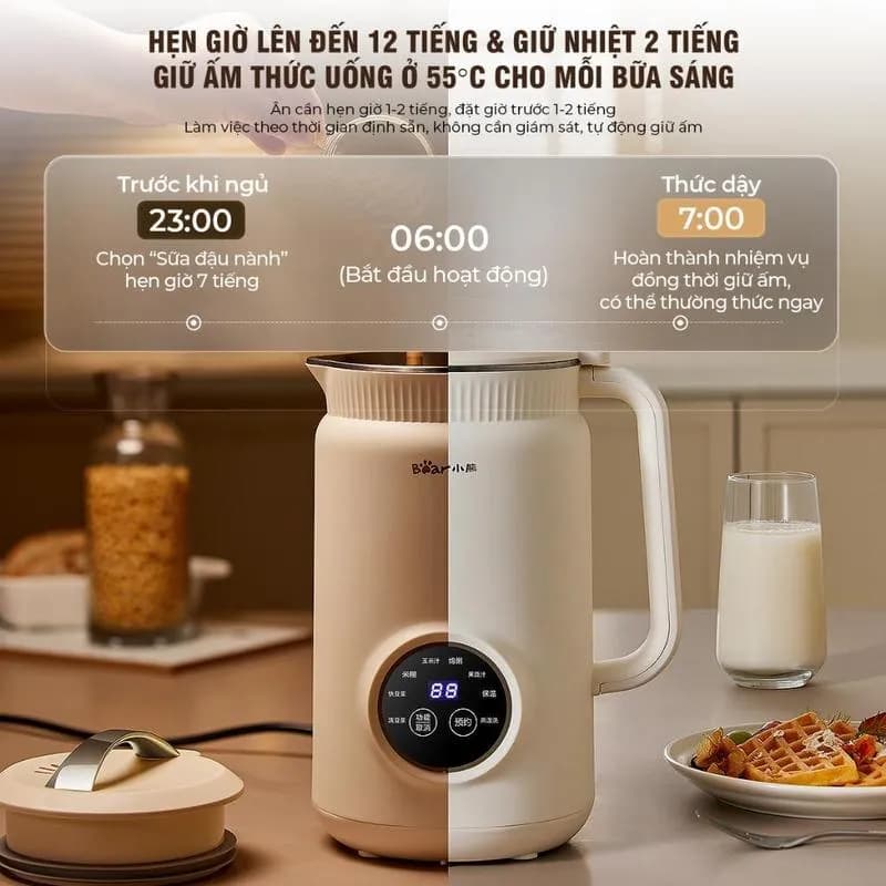 So sánh giá Máy làm sữa hạt đa năng Bear SMM-4H06S - Tìm sản phẩm giá rẻ nhất - Ảnh 20