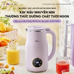 So sánh giá Máy làm sữa hạt đa năng Bear SMM-4H06S - Tìm sản phẩm giá rẻ nhất - Ảnh 8
