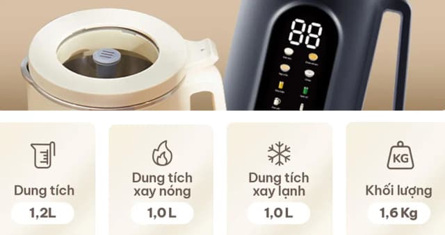 Top 1 so sánh giá Máy làm sữa hạt đa năng Comet CM9216 - Tìm sản phẩm giá rẻ nhất - Ảnh 8