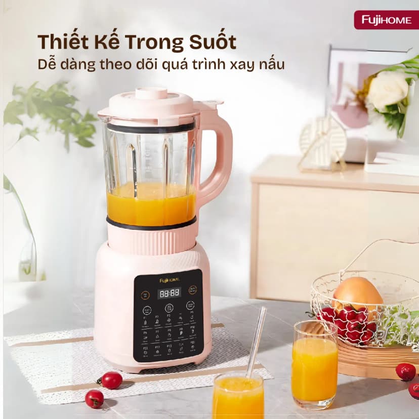 Máy làm sữa hạt đa năng Fujihome SM01B - Giá rẻ nhất hôm nay - Ảnh 2
