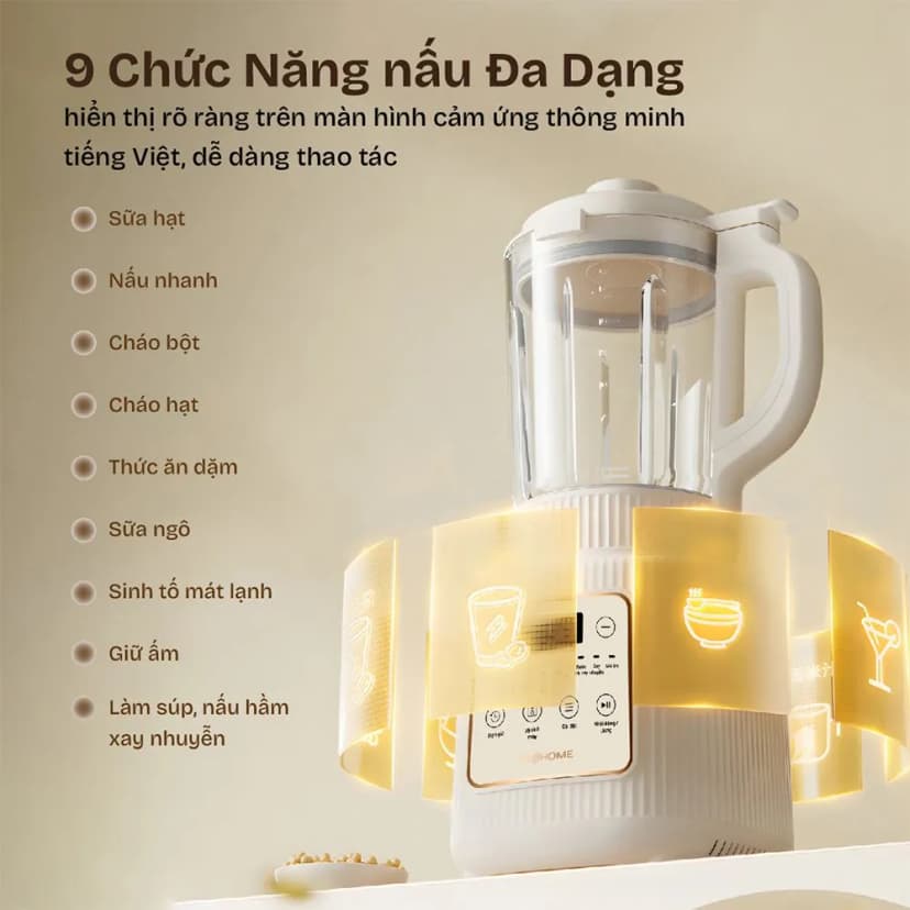 Máy làm sữa hạt đa năng Fujihome SM01B - Giá rẻ nhất hôm nay - Ảnh 12