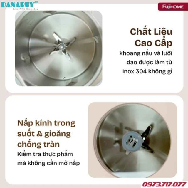 So sánh giá Máy làm sữa hạt đa năng Fujihome SM1626 rẻ nhất? - Ảnh 15