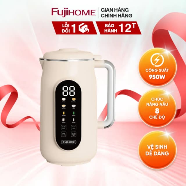 So sánh giá Máy làm sữa hạt đa năng Fujihome SM1626 rẻ nhất? - Ảnh 5