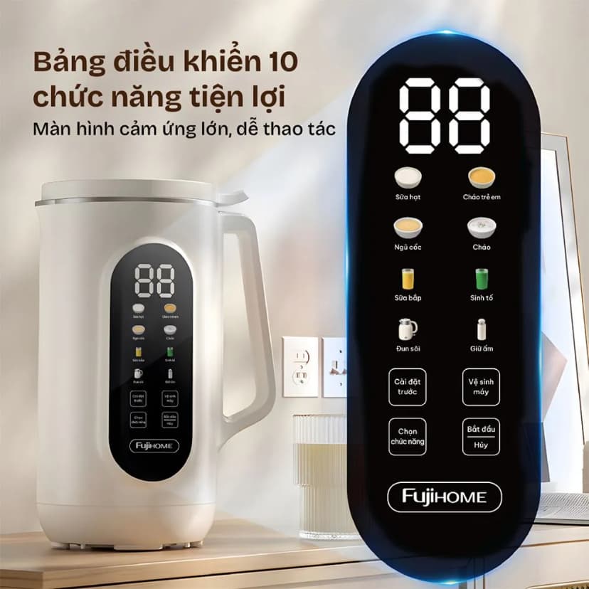 So sánh giá Máy làm sữa hạt đa năng Fujihome SM1636 - Tìm sản phẩm giá rẻ nhất - Ảnh 3