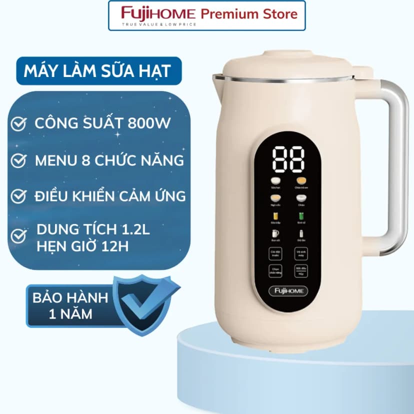 So sánh giá Máy làm sữa hạt đa năng Fujihome SM1636 - Tìm sản phẩm giá rẻ nhất - Ảnh 9