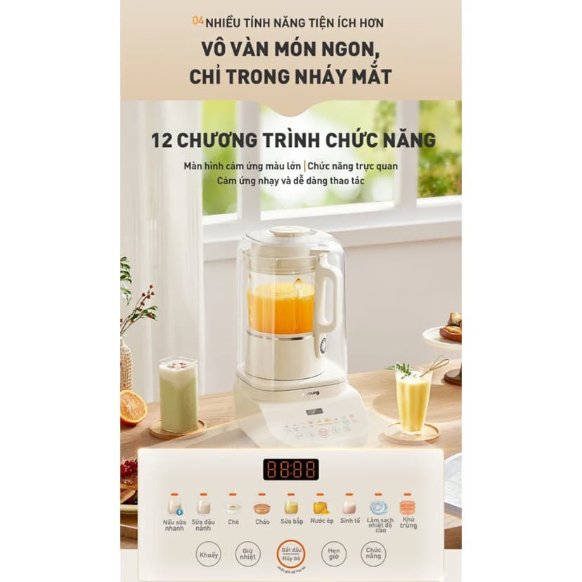 So sánh giá Máy làm sữa hạt đa năng Joyoung JHSB-161 - Tìm sản phẩm giá rẻ nhất - Ảnh 26