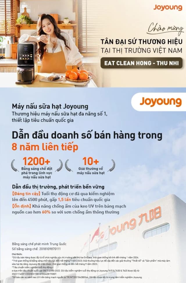 Top 1 so sánh giá Máy làm sữa hạt đa năng Joyoung JHSB-161 - Tìm sản phẩm giá rẻ nhất - Ảnh 31