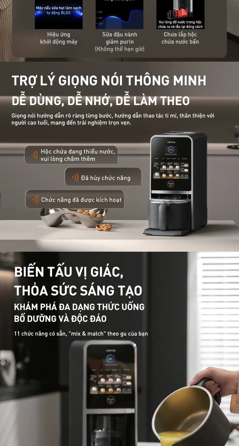So sánh giá Máy làm sữa hạt đa năng Joyoung JHSB-161 - Tìm sản phẩm giá rẻ nhất - Ảnh 57