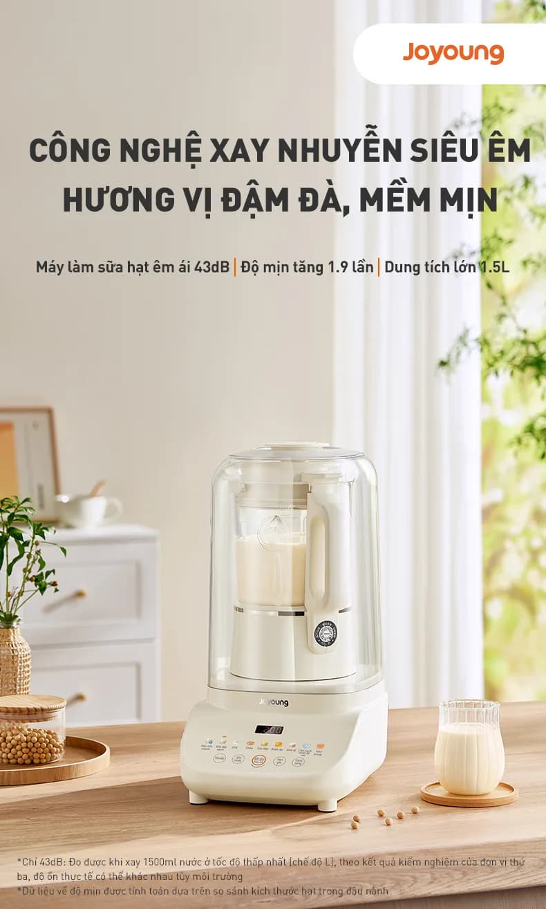 So sánh giá Máy làm sữa hạt đa năng Joyoung JHSB-161 - Tìm sản phẩm giá rẻ nhất - Ảnh 9