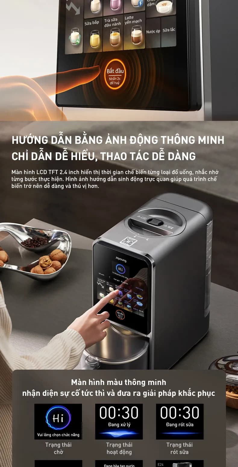 So sánh giá Máy làm sữa hạt đa năng Joyoung JHSB-161 - Tìm sản phẩm giá rẻ nhất - Ảnh 84