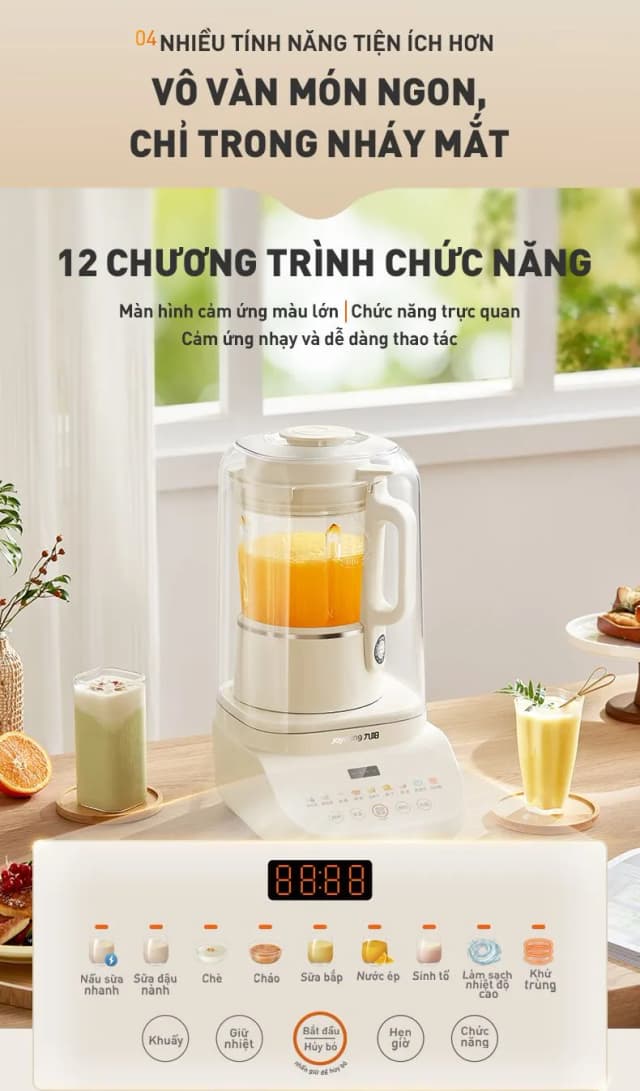 Top 1 so sánh giá Máy làm sữa hạt đa năng Joyoung JHSB-161 - Tìm sản phẩm giá rẻ nhất - Ảnh 88