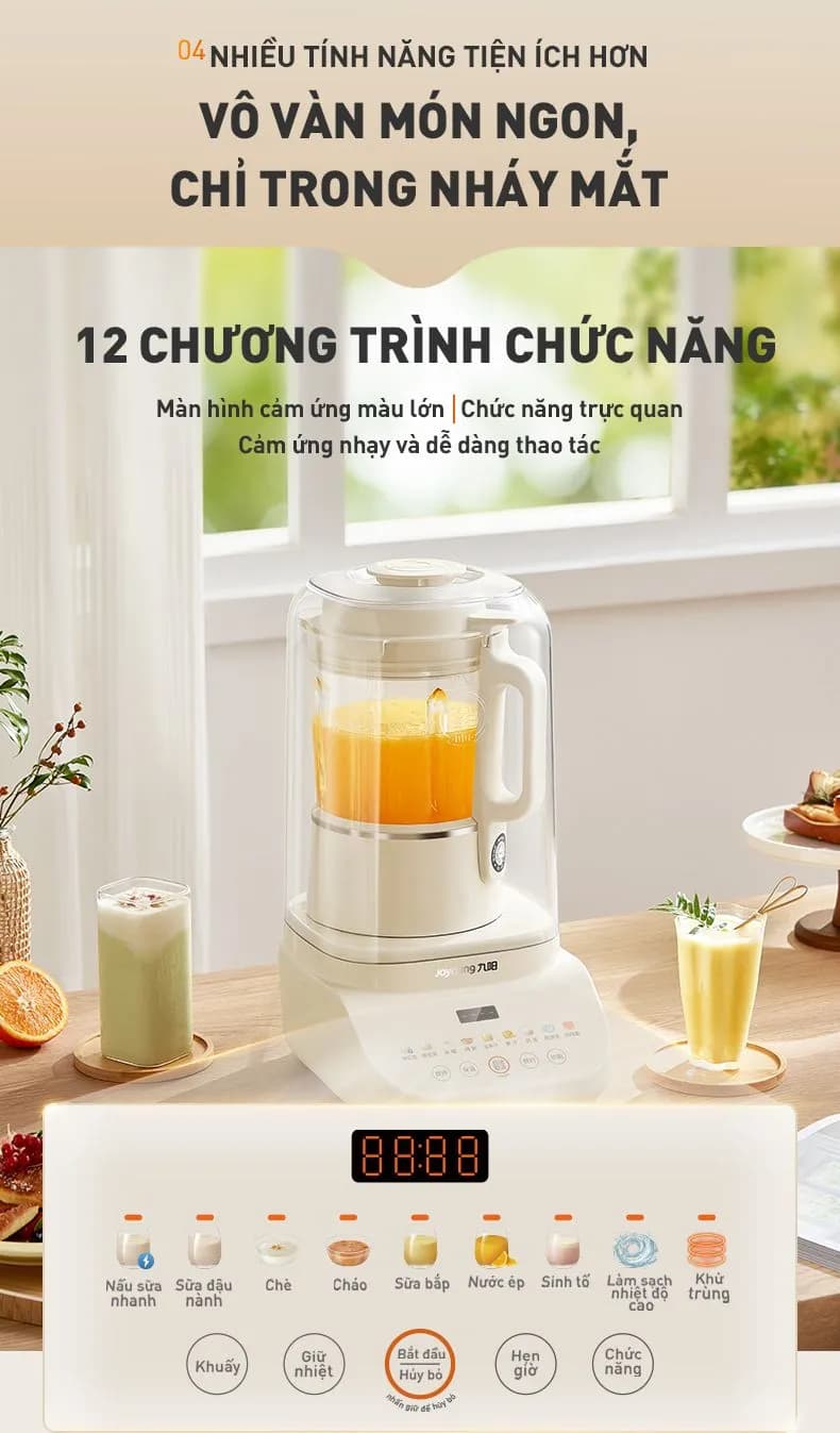 So sánh giá Máy làm sữa hạt đa năng Joyoung JHSB-161 - Tìm sản phẩm giá rẻ nhất - Ảnh 88