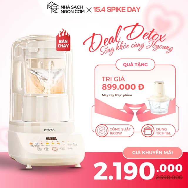 Top 1 so sánh giá Máy làm sữa hạt đa năng Joyoung JHSB-602 Pro - Tìm sản phẩm giá rẻ nhất - Ảnh 39