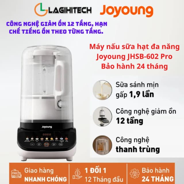Top 1 so sánh giá Máy làm sữa hạt đa năng Joyoung JHSB-602 Pro - Tìm sản phẩm giá rẻ nhất - Ảnh 62