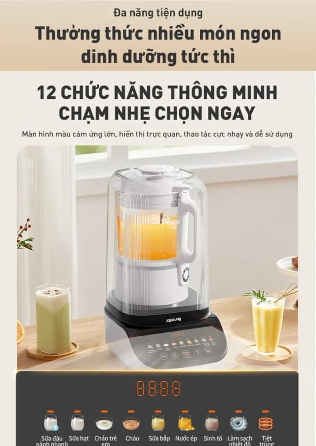 Top 1 so sánh giá Máy làm sữa hạt đa năng Joyoung JSCB-K7 Pro - Tìm sản phẩm giá rẻ nhất - Ảnh 34