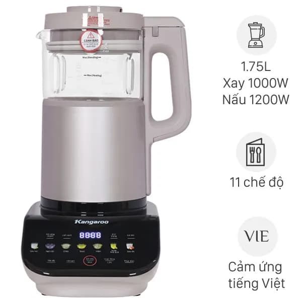 Máy làm sữa hạt đa năng Kangaroo KG175HB3 - Ảnh 4