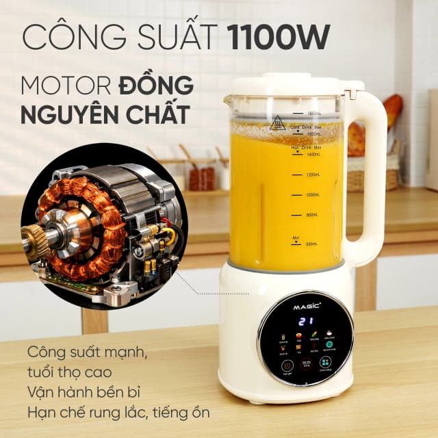 So sánh giá Máy làm sữa hạt đa năng Magic A-104 rẻ nhất? - Ảnh 2
