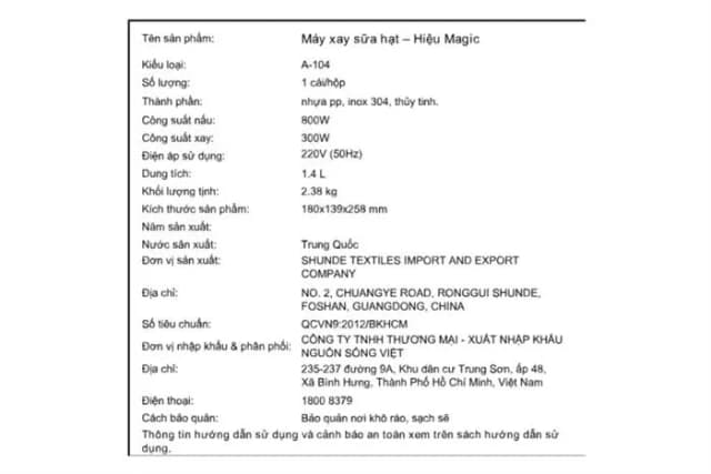 So sánh giá Máy làm sữa hạt đa năng Magic A-104 rẻ nhất? - Ảnh 13