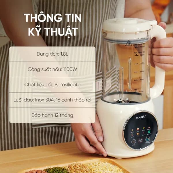 So sánh giá Máy làm sữa hạt đa năng Magic A-104 rẻ nhất? - Ảnh 8