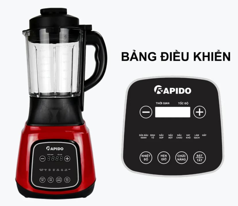 So sánh giá Máy làm sữa hạt đa năng Rapido RHB-800DC - Tìm sản phẩm giá rẻ nhất - Ảnh 1