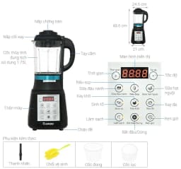 So sánh giá Máy làm sữa hạt đa năng Rapido RHB-800DC - Tìm sản phẩm giá rẻ nhất - Ảnh 19