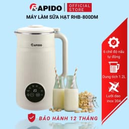 So sánh giá Máy làm sữa hạt đa năng Rapido RHB-800DC - Tìm sản phẩm giá rẻ nhất - Ảnh 8