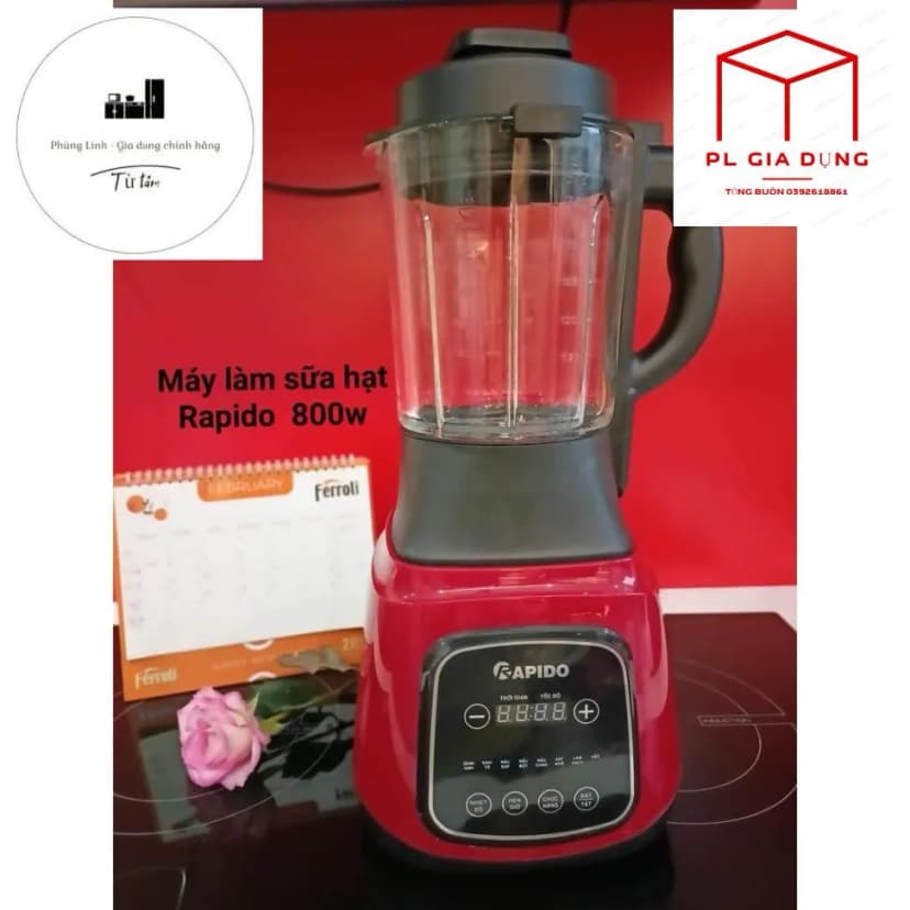 So sánh giá Máy làm sữa hạt đa năng Rapido RHB-800DC - Tìm sản phẩm giá rẻ nhất - Ảnh 10