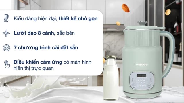 So sánh giá Máy làm sữa hạt đa năng Sunhouse SHD5260 rẻ nhất? - Ảnh 3