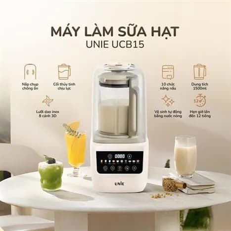 So sánh giá Máy làm sữa hạt đa năng Unie UCB15 rẻ nhất? - Ảnh 2