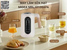 So sánh giá Máy làm sữa hạt đa năng Midea MBL10108APA - Tìm sản phẩm giá rẻ nhất - Ảnh 12