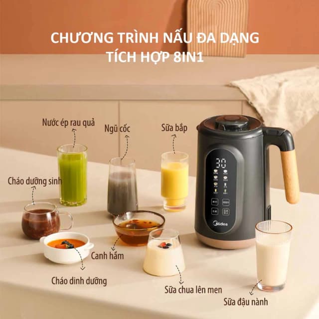 So sánh giá Máy làm sữa hạt đa năng Midea MBL10108APA rẻ nhất? - Ảnh 16