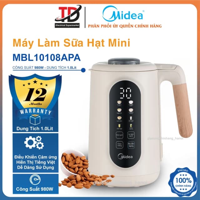 So sánh giá Máy làm sữa hạt đa năng Midea MBL10108APA rẻ nhất? - Ảnh 20