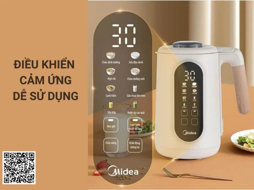 So sánh giá Máy làm sữa hạt đa năng Midea MBL10108APA - Tìm sản phẩm giá rẻ nhất - Ảnh 6