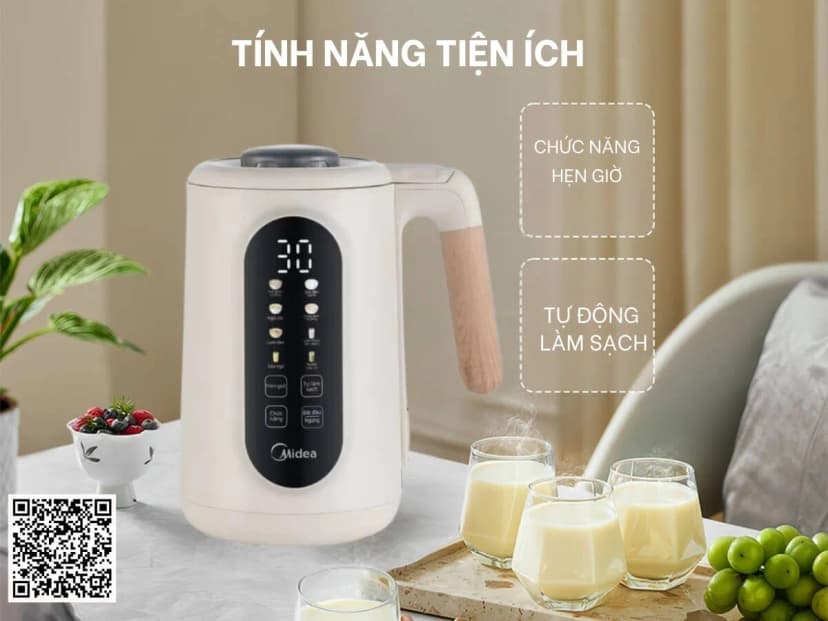 So sánh giá Máy làm sữa hạt đa năng Midea MBL10108APA - Tìm sản phẩm giá rẻ nhất - Ảnh 9