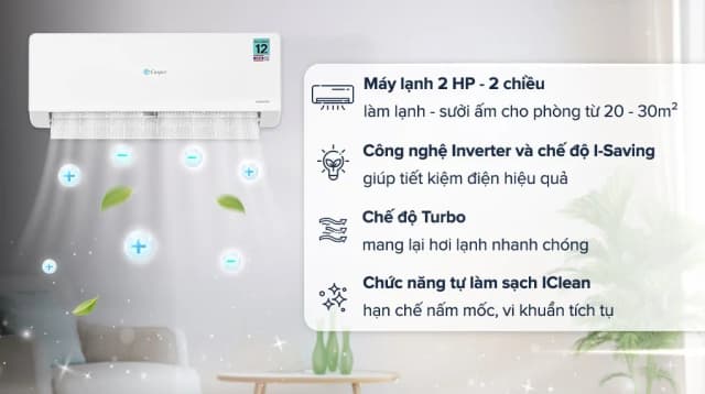 So sánh giá Máy lạnh 2 chiều Casper Inverter 2 HP QH-18IU36A rẻ nhất? - Ảnh 11
